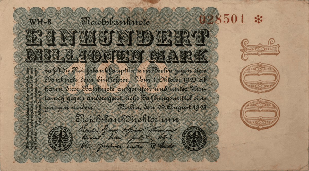 100 000 000 Mark (Reichsbanknote)