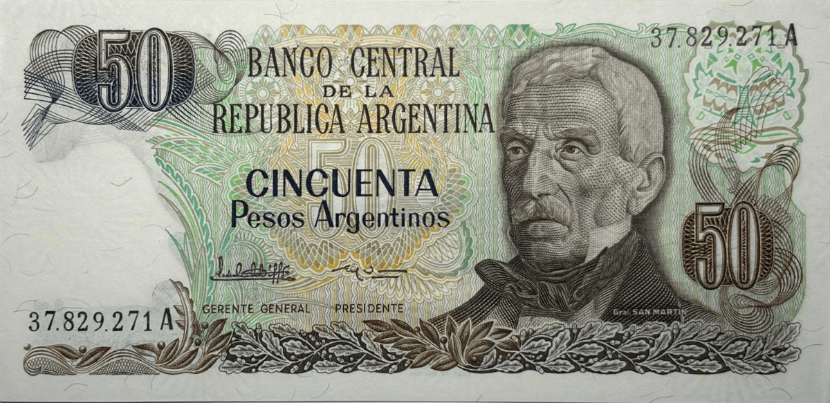 50 Pesos Argentinos